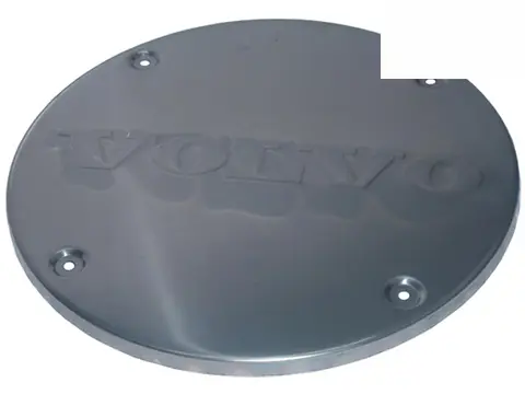 Para Volvo FH Protetor Silencioso Galvanizado