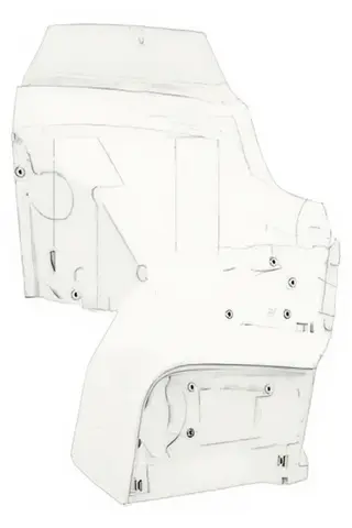 Para-choque Diant Lateral Direito MB Actros