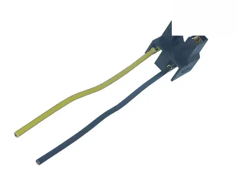 Plug Conector Farol Universal H7 Preto