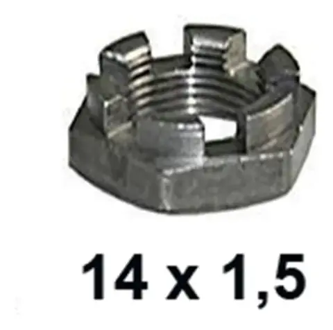 Porca Castelo Baixa MB 608 708 371 M14 X 1,5