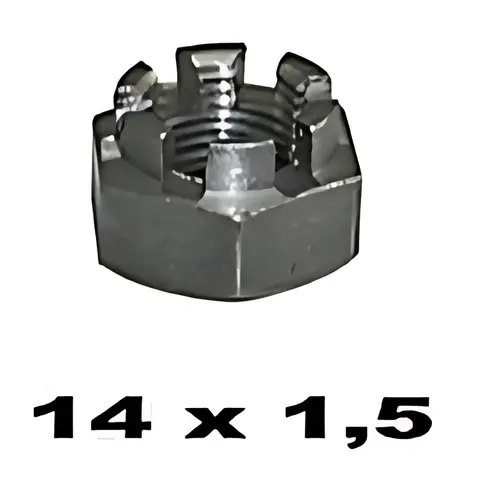 Porca Castelo M14 Cabeça Alta MB Todos