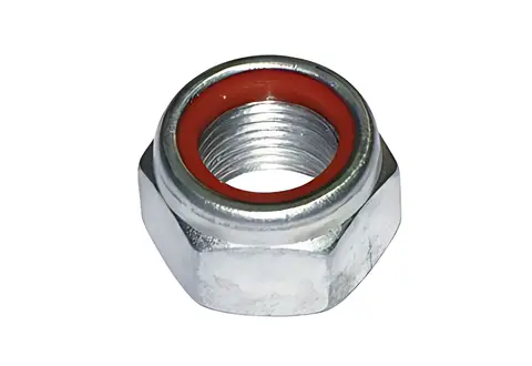 Porca Sextavada Autotravante M24x2 Nylon
