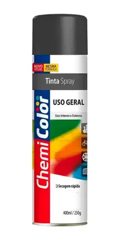 Tinta Spray Alta Temp.preto