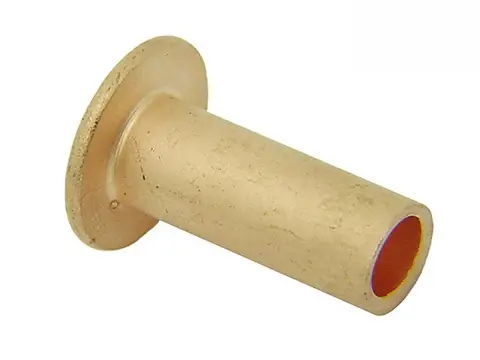 Rebite Tubular Aço Cobreado 8x20