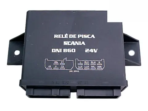 Relé Pisca 24V 13 Terminais para Scania
