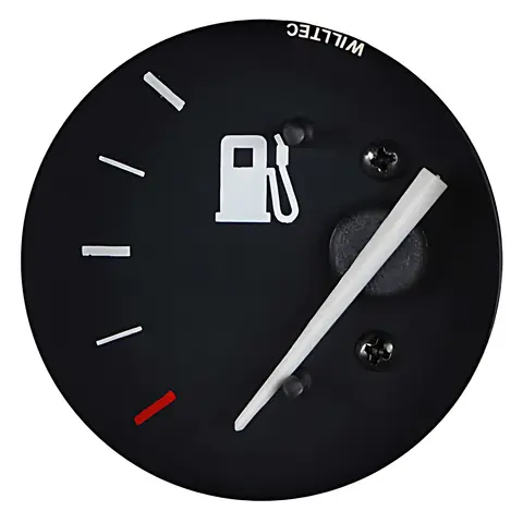 Relógio Combustível Preto 12V VW