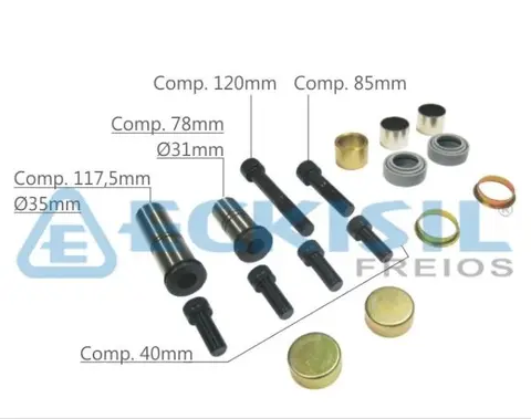 Reparo Pinça Freio Meritor para Volvo