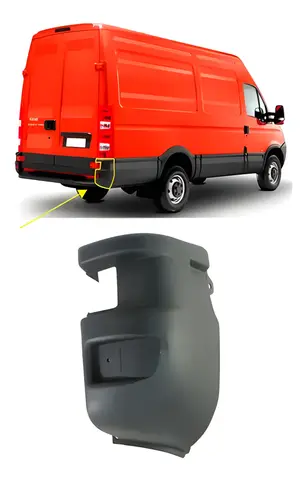 Revestimento Para-choque Traz Dir para Iveco Daily