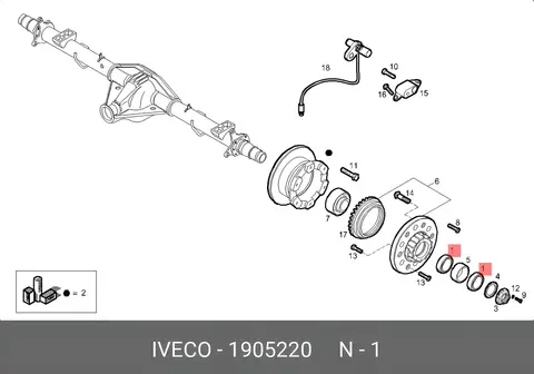 Rolamento Lateral Caixa para Agrale Micro VW
