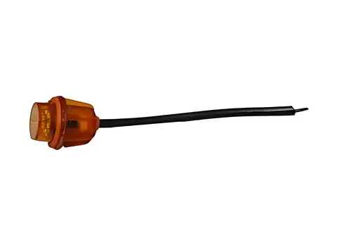 Soquete C/ LED 24V Amarelo Carreta Gf