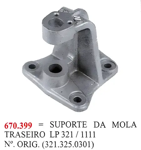 Suporte Mola Traseira MB LP321 1111 L914