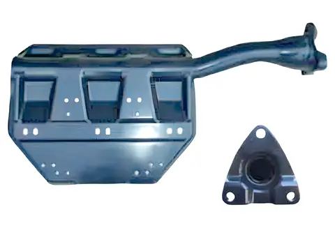 Suporte Paralama Trás Cano Curvo para Scania P R T