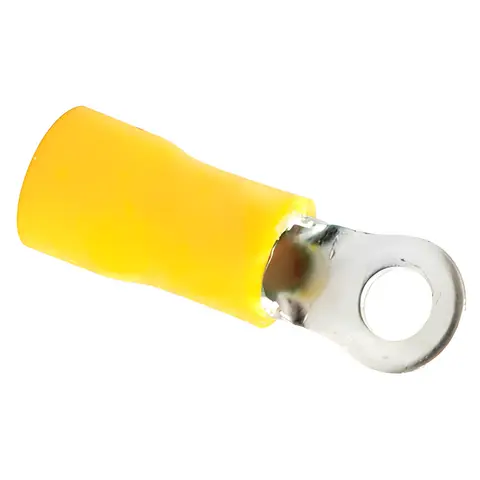 Terminal Elétrico Olhal Isolado Furo 6.4MM 6MM