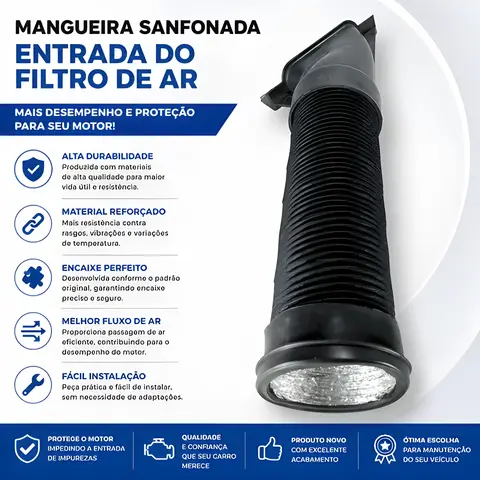 Mangueira Proteção Filtro Ar Motor Mangotex