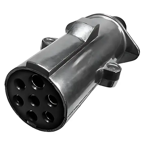 Tomada Macho Carreta Reboque 7 Polos Redonda Bivolt