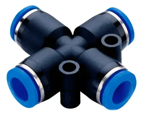 União Cruzeta Plástica 8MM Conexão BRC