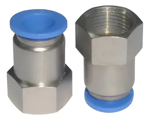 União Fêmea P/ Tubo 10MM X 3/8 Bsp