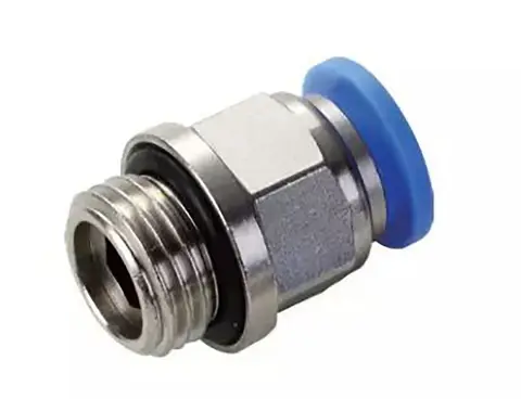União Macho Tubo 8MM 1/8 Bsp