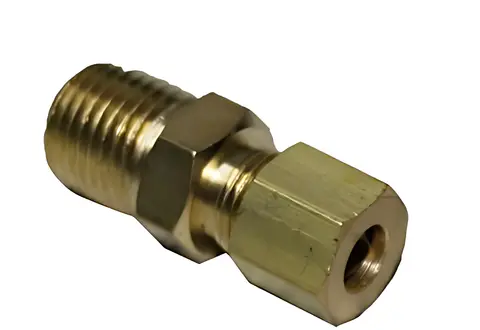 União Reta Compressão 1/4 Npt X 1/4 Tubo