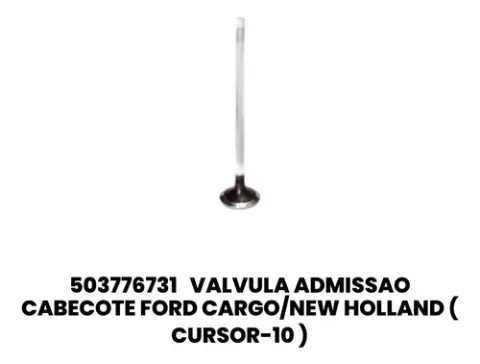 Válvula Admissão para Ford Cargo 2042 2842