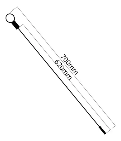 Vareta Nível Óleo Motor 700MM