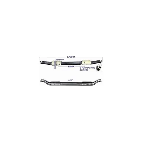Viga Eixo Meritor FC845 MFS07 VW 1,77M
