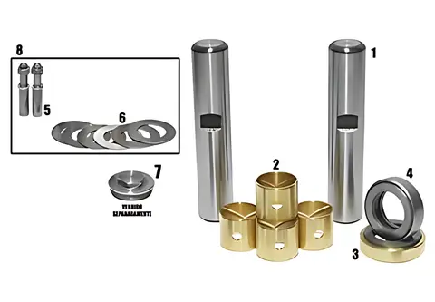 Kit Reparo sem Pino C/ Chime Rolamento