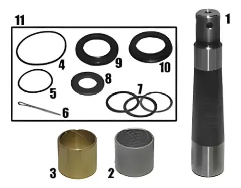 Kit Reparo sem Pino S/ Rolamento C/ Bucha