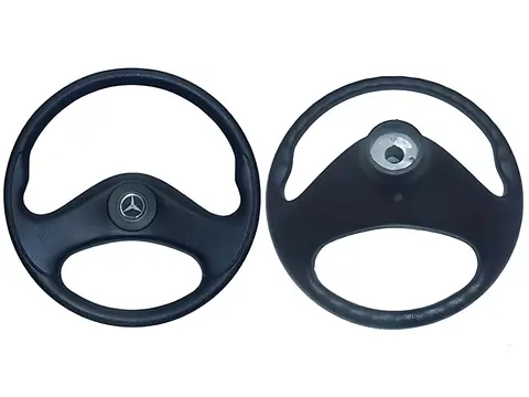 Volante Direção Estriado 440MM Borracha MB