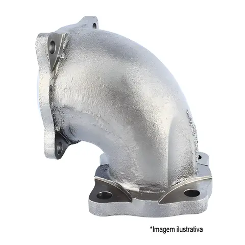Tubo Curva Escape Saída Turbina